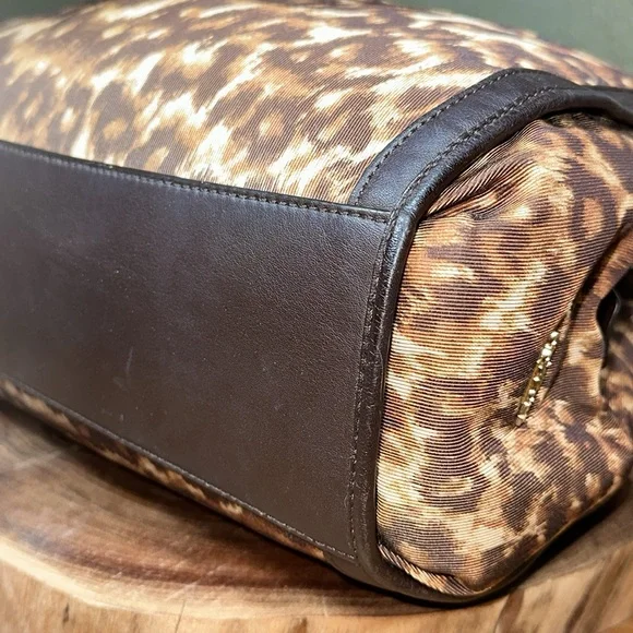 COACH Madison Ocelot Phoebe Shoulder Bag - Picture 12 of 16